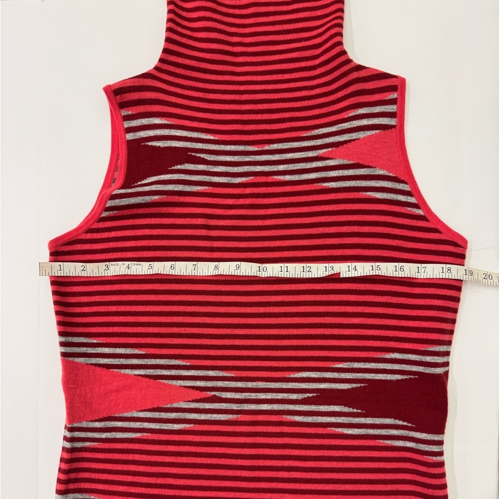 Title Nine Sleeveless Turtleneck Sweater Dress Golf dress Size Large - Picture 4 of 9